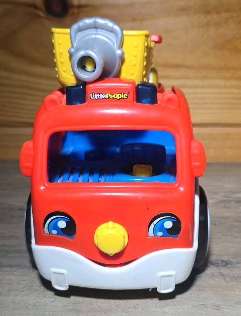 Fisher Price Little People Lift n Lower Fire Truck Only 2014 Lights & Sounds